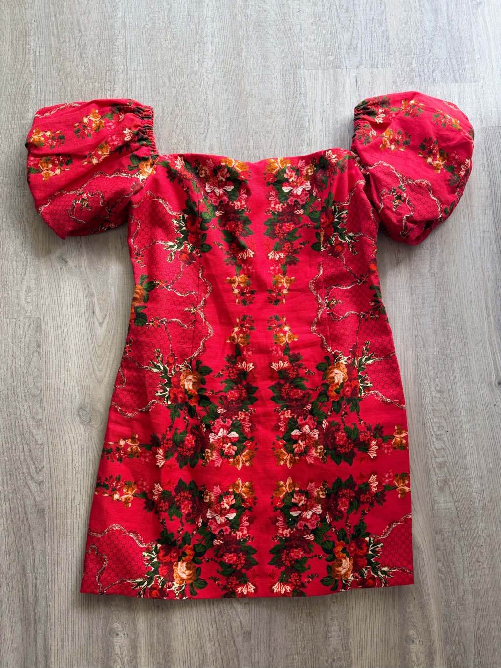 Cara Cara Pink Floral Tully Mini Dress